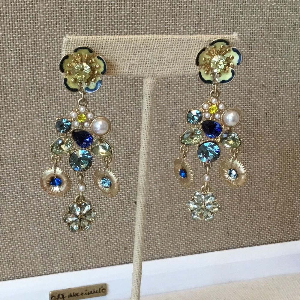Vintage Florets Chandelier C&I Earrings